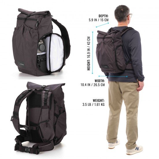 Фото раница Shimoda Side Lite 22 с Medium Top Loader - BW Фото раница Shimoda Side Lite 22 с Medium Top Loader - BW